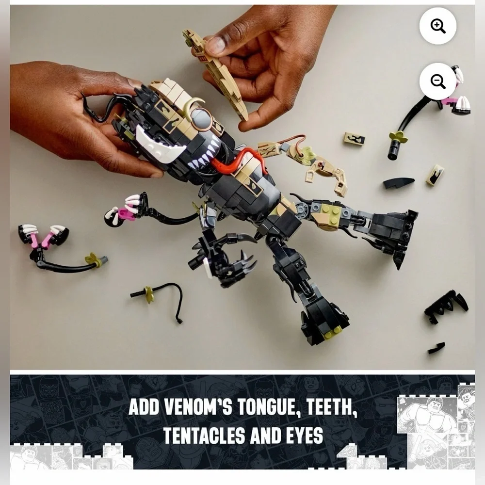 LEGO Marvel Venomized Groot 76249 Transformable Marvel Toy for Play and Display,